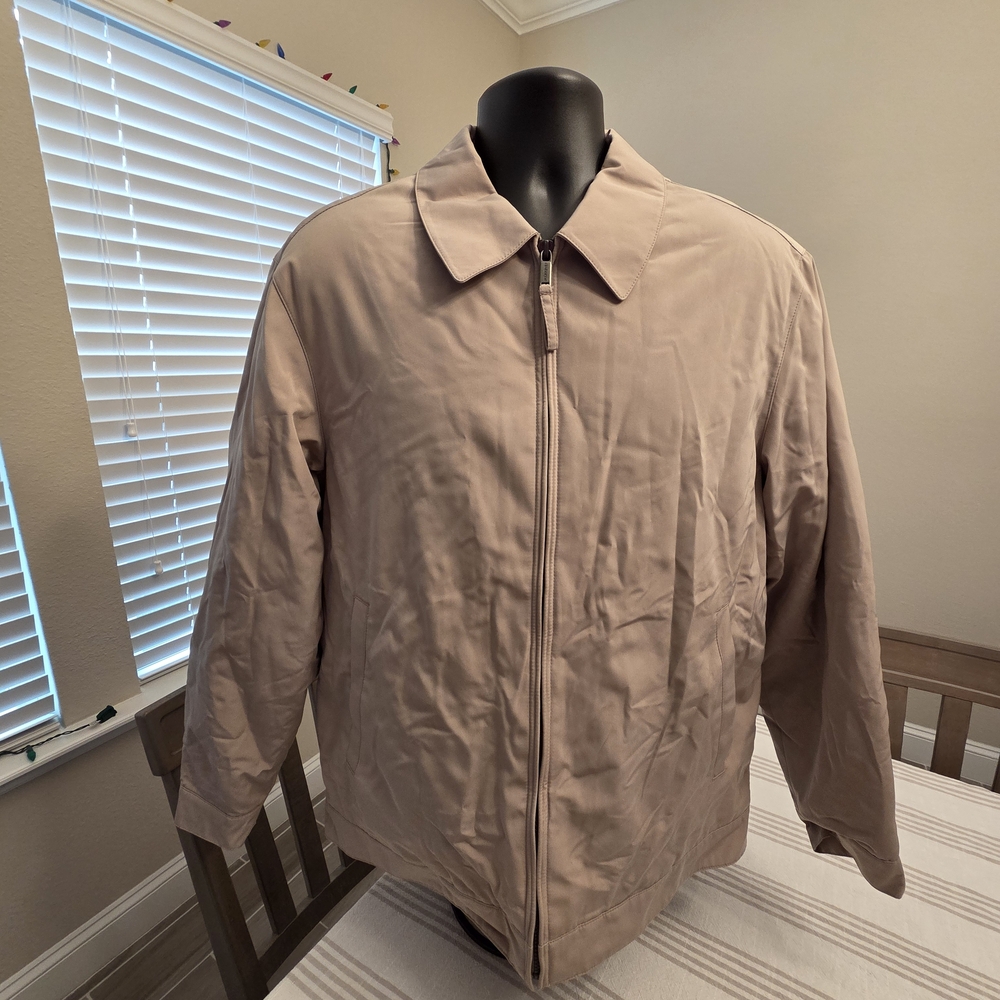 Claiborne Men's Beige Lightweight Jacket